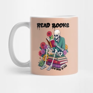 Read Books Be Kind Stay Weird Mug